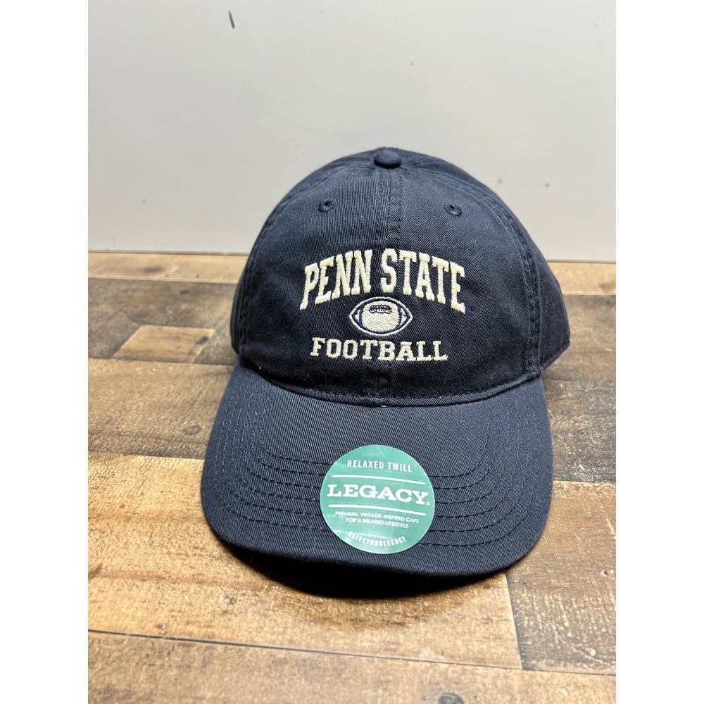 Legacy Penn State Football Relaxed Twill Baseball Cap Navy Blue Adjustable New